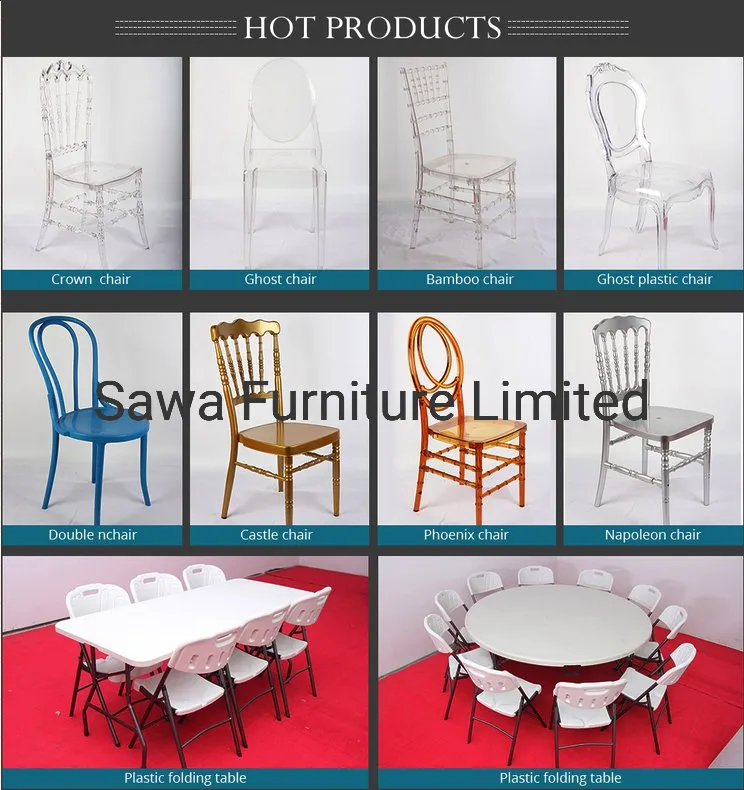 2020 Sawa Event Banquet Party Hotel Golden Stainless Steel Chair with Leather