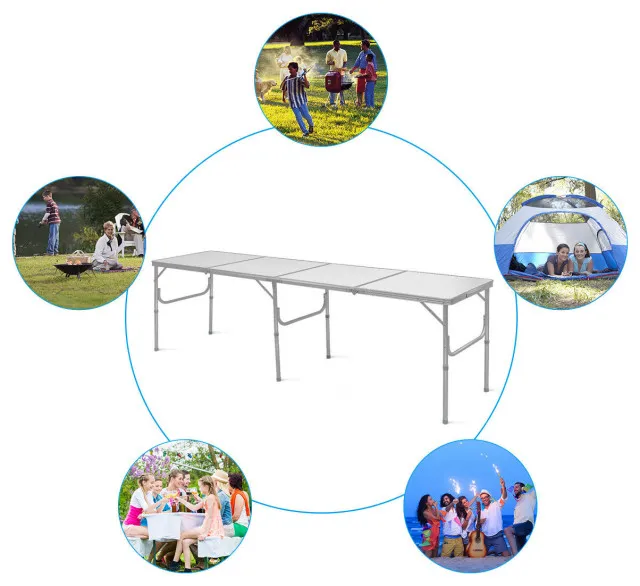 36"X36" Square Folding Table for Banquet and Cafeteria Use