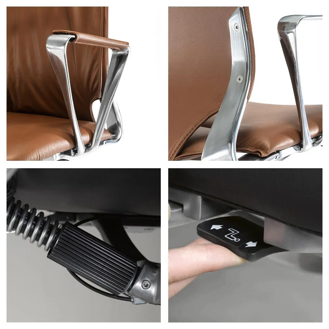 Asis Arco MID Back Conference Office Chair Meeting Room Chairs Mesh Leather with Armrest