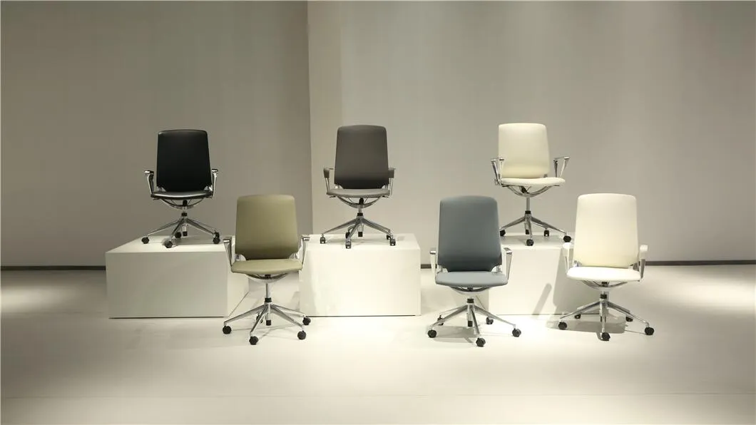 Asis Arco MID Back Conference Office Chair Meeting Room Chairs Mesh Leather with Armrest