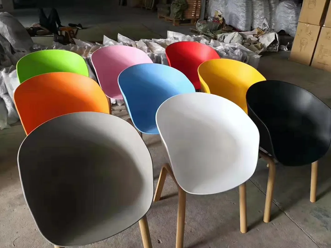 Cheap Design Modern Colorful Plastic PP Seat Metal Leg Dining Chair