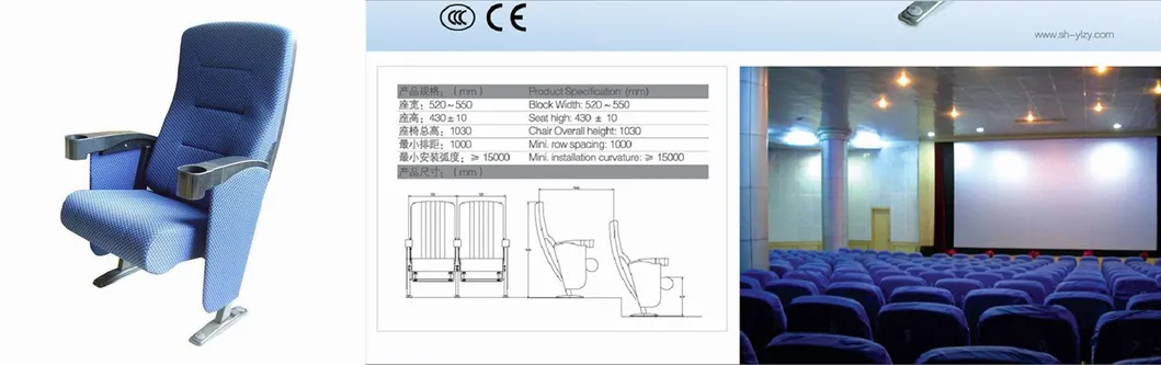 China Cinema Equipment Hot Sale Cheap Chair Cinema Seating (SD22E)