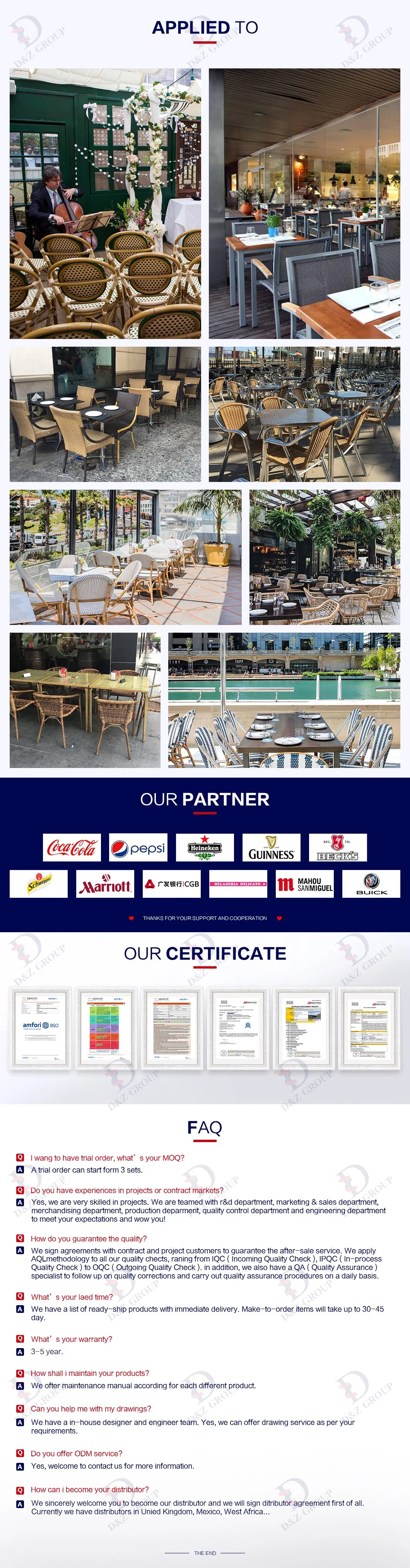 Colorful Aluminum Frame Vintage Industrial Garden Toledo Armless Chair