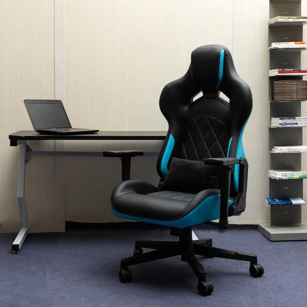 Contemporary Design New Design Relieve Stress Gaming Chair with Ergonomic Headres Anda Seat Dark Knight