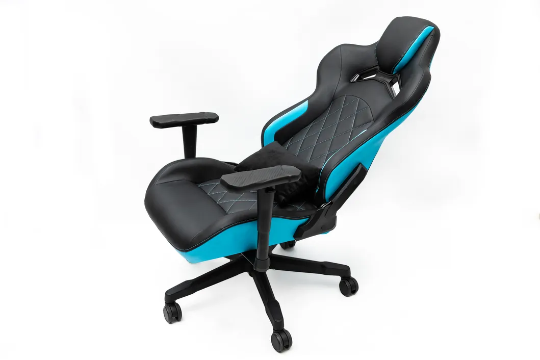 Contemporary Design New Design Relieve Stress Gaming Chair with Ergonomic Headres Anda Seat Dark Knight