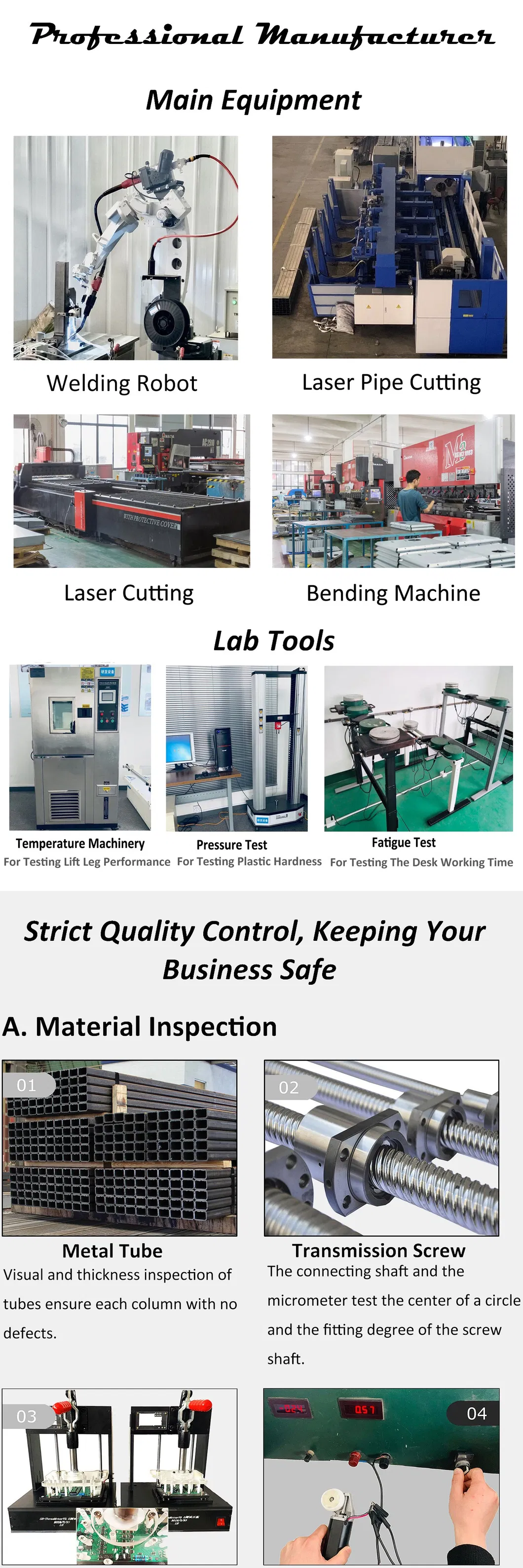 Customizable Various Home Furniture Modern Electric Stand Desk