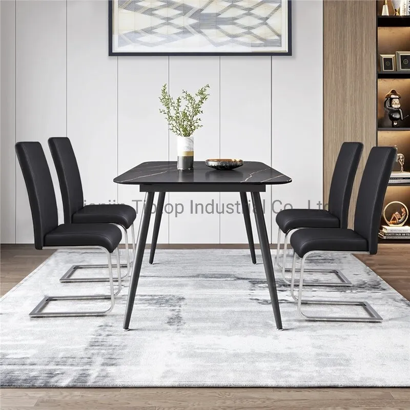 Dining Chair Supplier PU Seat Chair for Hotel and Home Chair