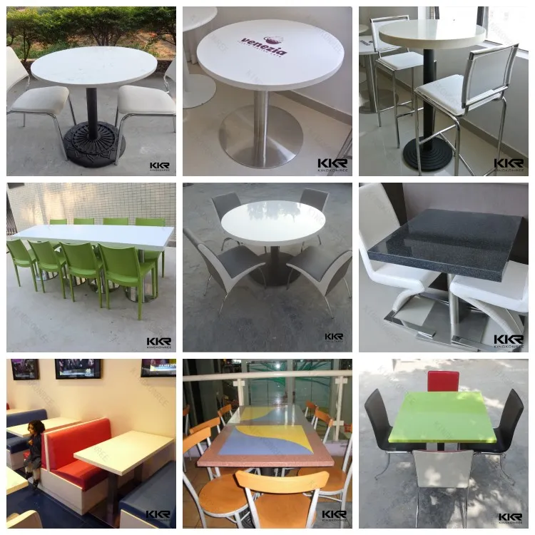 Dining Room Marble Stone Furniture Sofa Side Solid Surface Table