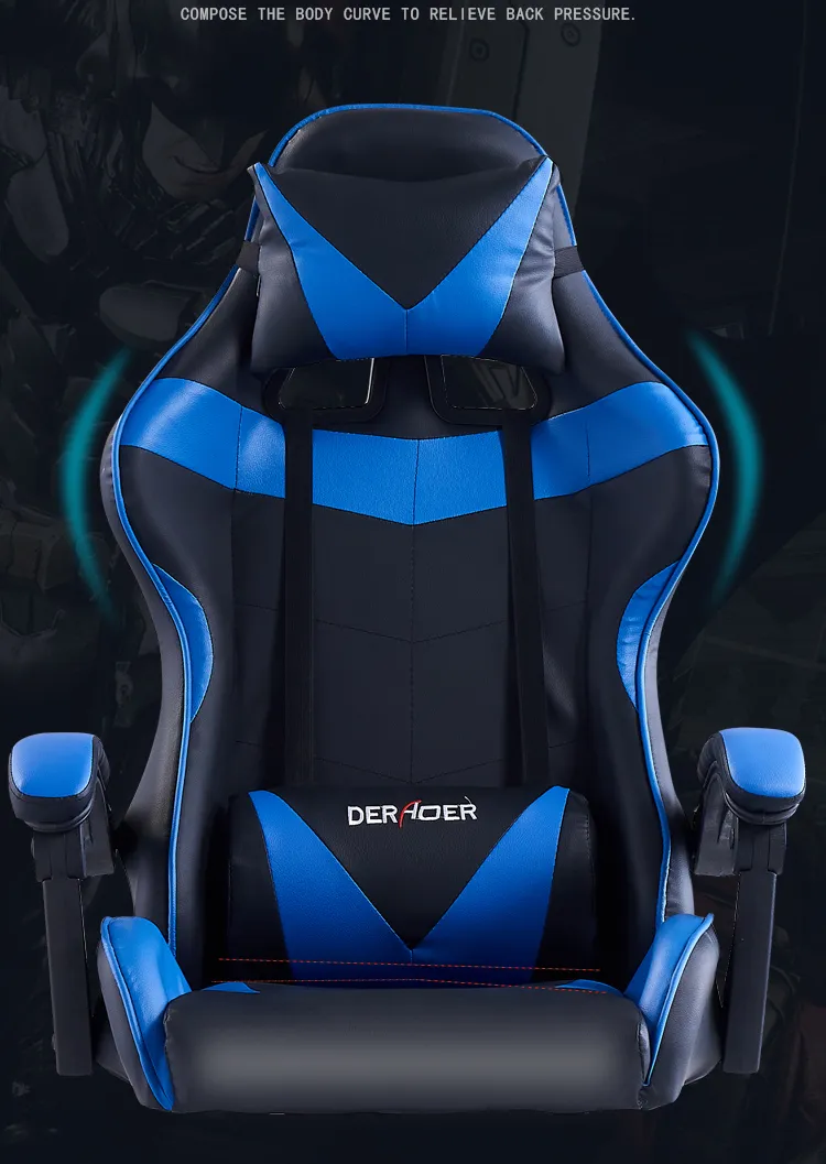 E-Sports Live Game Chair Home Comfortable Chair Boss Chair Lift Back Dormitory Computer Racing Chair Furniture