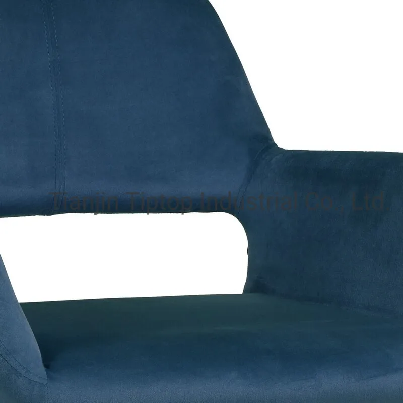 Free Sample Big Gray Malaysia Armrst Light Beige Chromed Leg Fabric Dining Chair with Fabric Ca117 Chaise Lounge Chair Dining