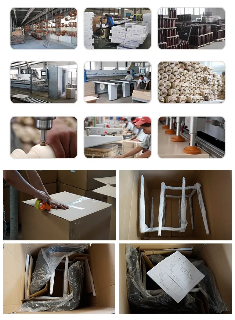 Home Furniture Side Chair with Wood Leg Armless Plastic Dining Chair with PU Leather Cushion