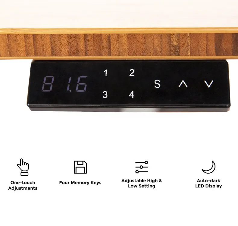 L Shape Boss Office Desk Adjustable Electric Standing Table