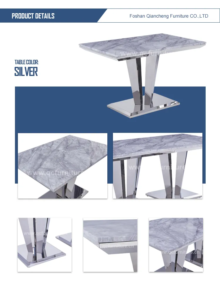 Luxury Living Room Furniture Marble Dining Table