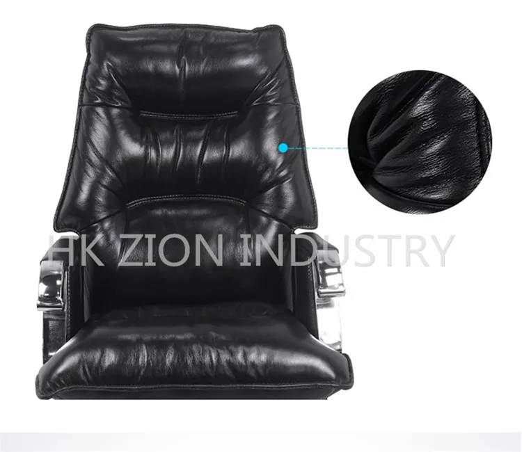 Luxury Modern Office Furniture Executive Office Chair Genuine Leather Egonomic Mesh Recliner Office Chair High Back Black Massage Gaming Office Chair