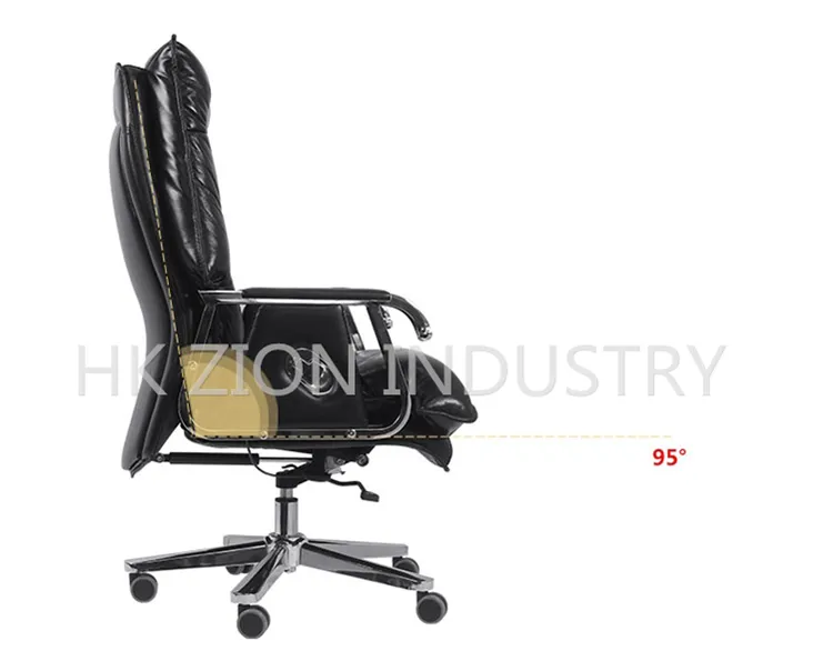 Luxury Modern Office Furniture Executive Office Chair Genuine Leather Egonomic Mesh Recliner Office Chair High Back Black Massage Gaming Office Chair