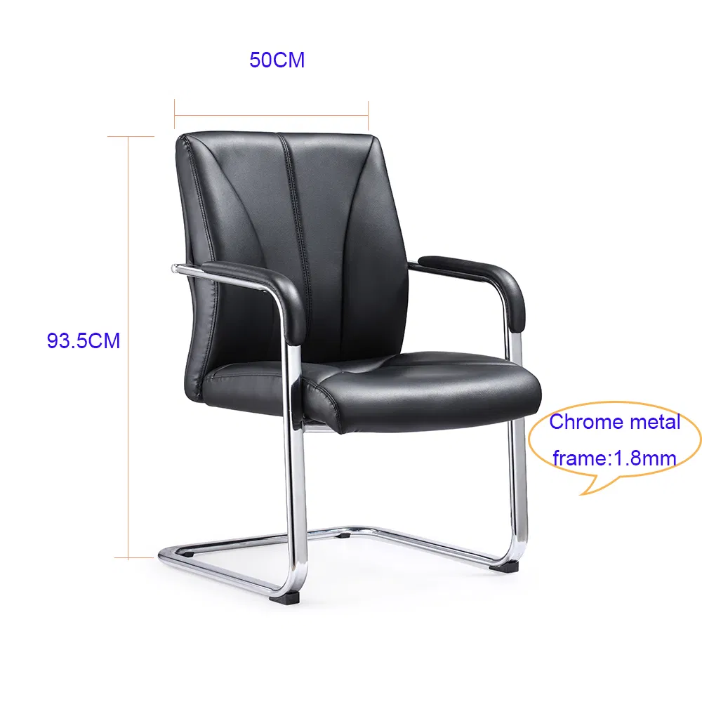 Mac Office Chairs Visitor Black Leather Office Chair
