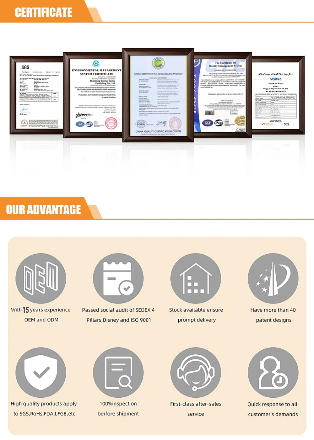 Modern Fashionable Simple Folding Wooden Office Desk Writing Desk with Metal Legs