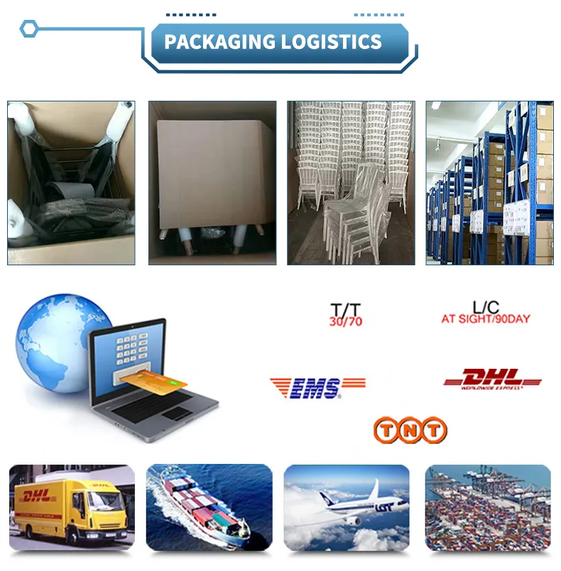 Modern PP Dining Chairs Plastic Chaise Without Armchair Yard Home Chair Restaurant Chairs