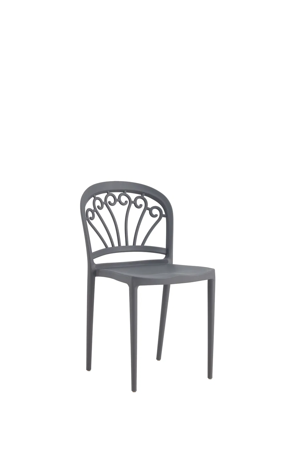 Modern PP Dining Chairs Plastic Chaise Without Armchair Yard Home Chair Restaurant Chairs