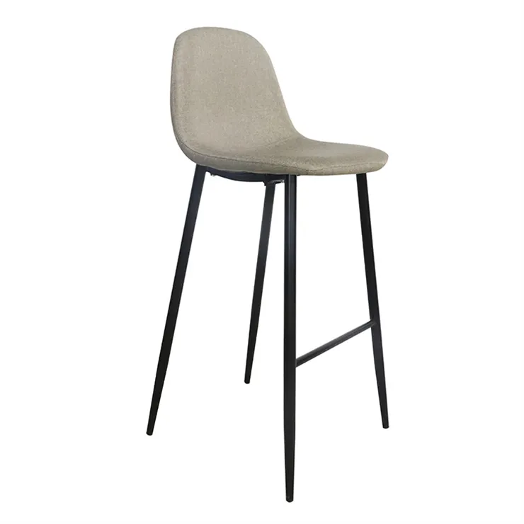 Nordic Outdoor Lounge Restaurant Bar Terrace Home Party Bar Chair Nordic Tri-Color Bar Chair