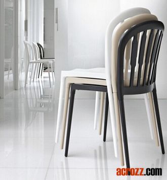 Patio Banquet Plastic Stackable Windsor Outdoor Chair