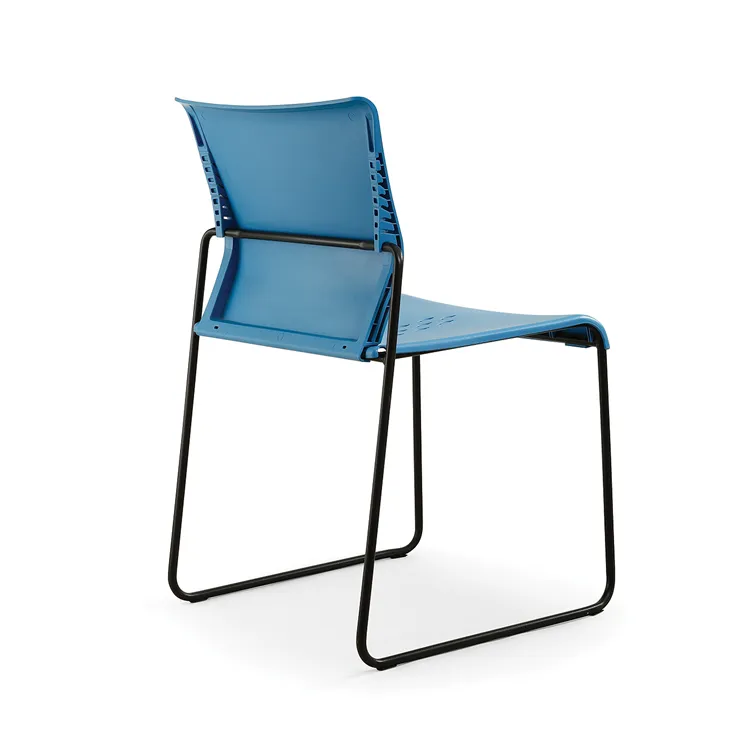 Plastic Steel Leg Modern Waiting Room Chairs Wholesale