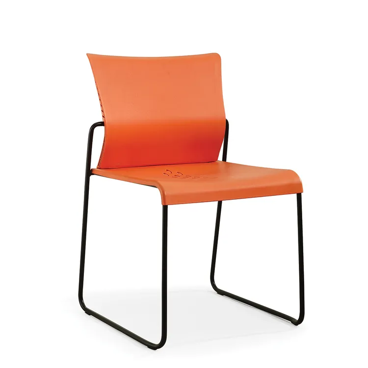 Plastic Steel Leg Modern Waiting Room Chairs Wholesale