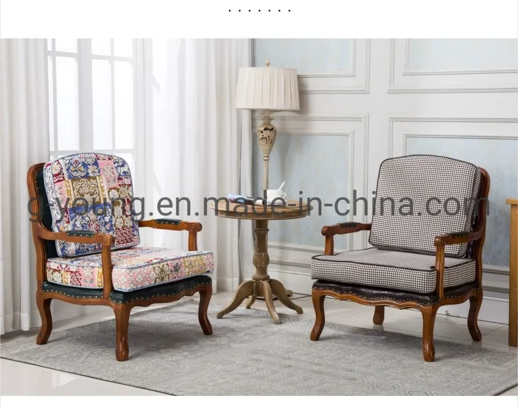 Promotional Top Quality Accent Chair Flowered Arm Chair