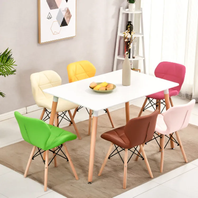 Salle a Manger Modern Home Furniture General Use Leather Nordic Dining Chairs