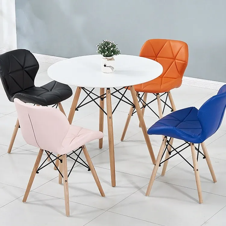 Salle a Manger Modern Home Furniture General Use Leather Nordic Dining Chairs