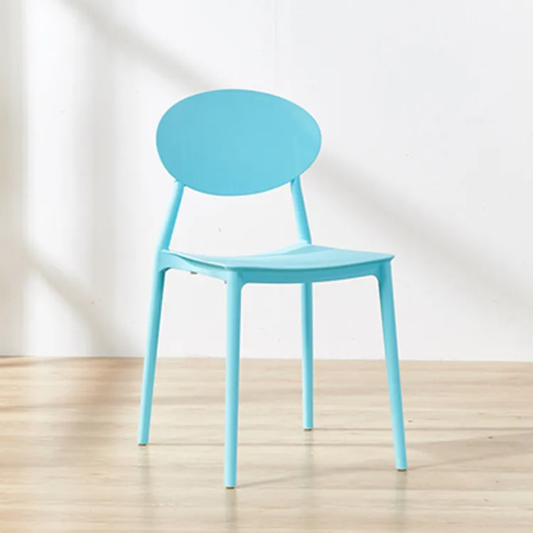 Silla Nordica Chaise Scandinave Living Room Outdoor Furniture Garden Set PP Plastic Dining Chair