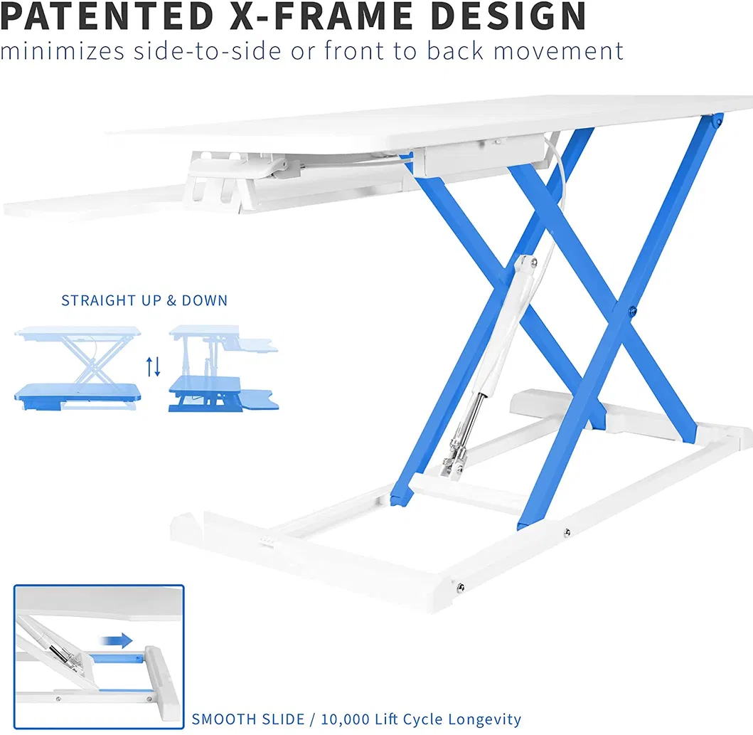 Stand up Table Riser Computer Sit Stand Height Adjustable Standing Desk Converter