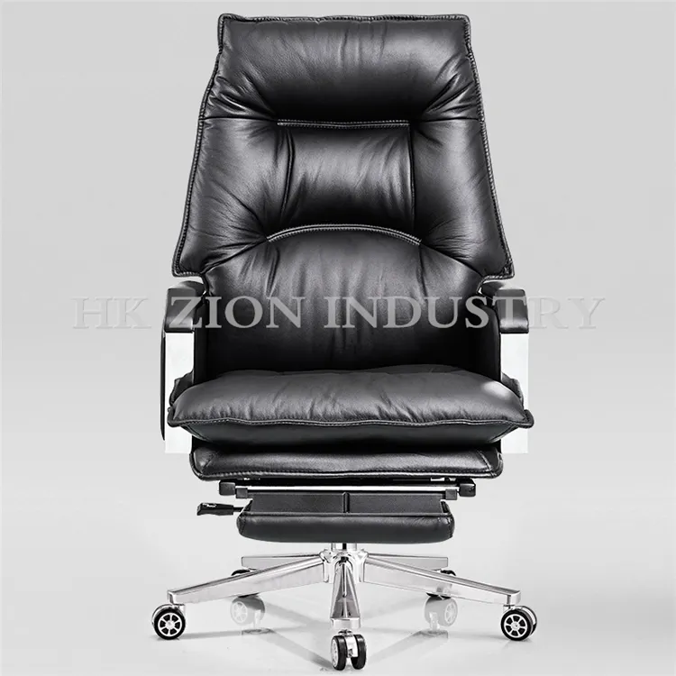 Super Executive Office Chairs for Back Support Swivel Modern Fashion Dining Chair Advanced Genuine Leather Leisure Office Chair