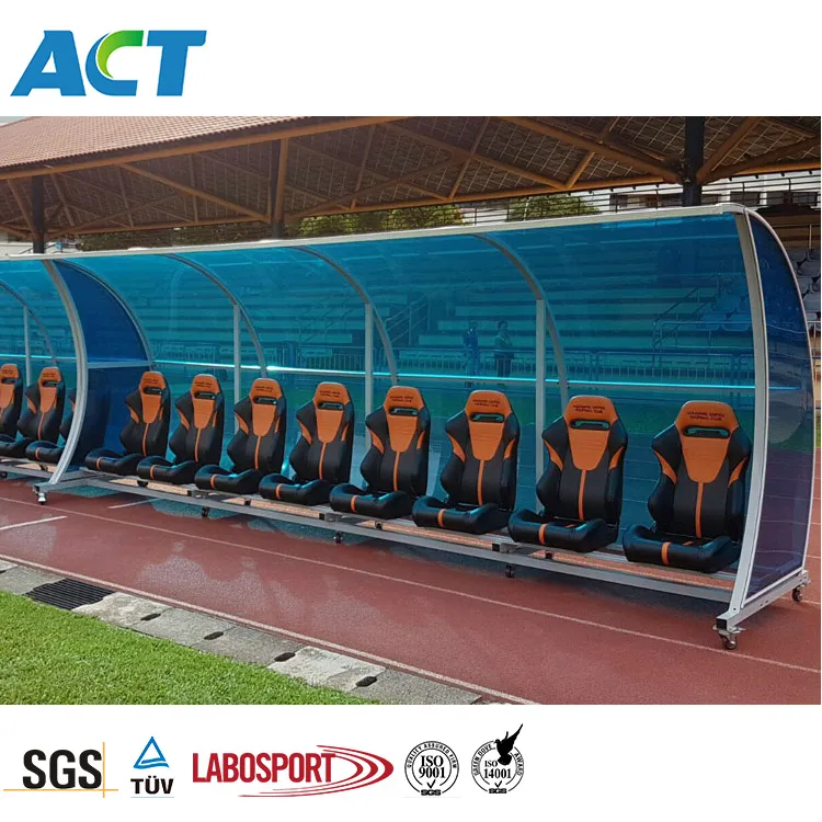 Team Shelters/Sports Dugouts/Pitch Side Shelters/VIP Football Team Shelter