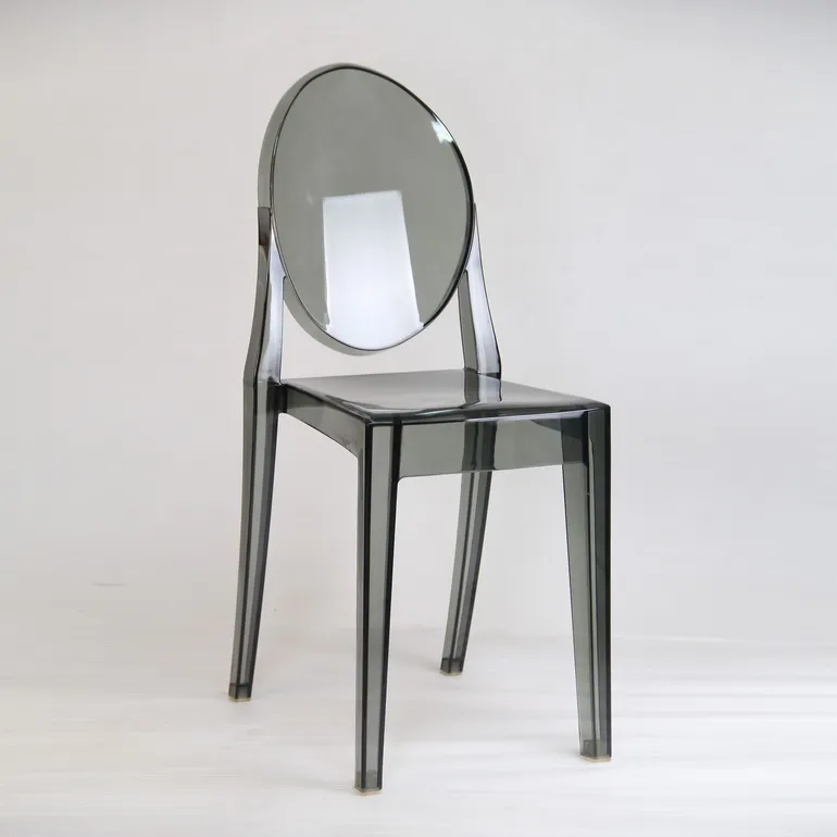 Wedding Banquet Hotel Dining Acrylic Clear Resin Louis Ghost Chair