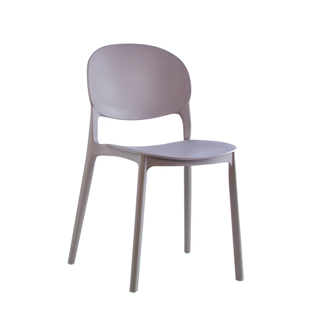 Wholesale Cheap Colorful PP Plastic Chair Indoor Outdoor Garden