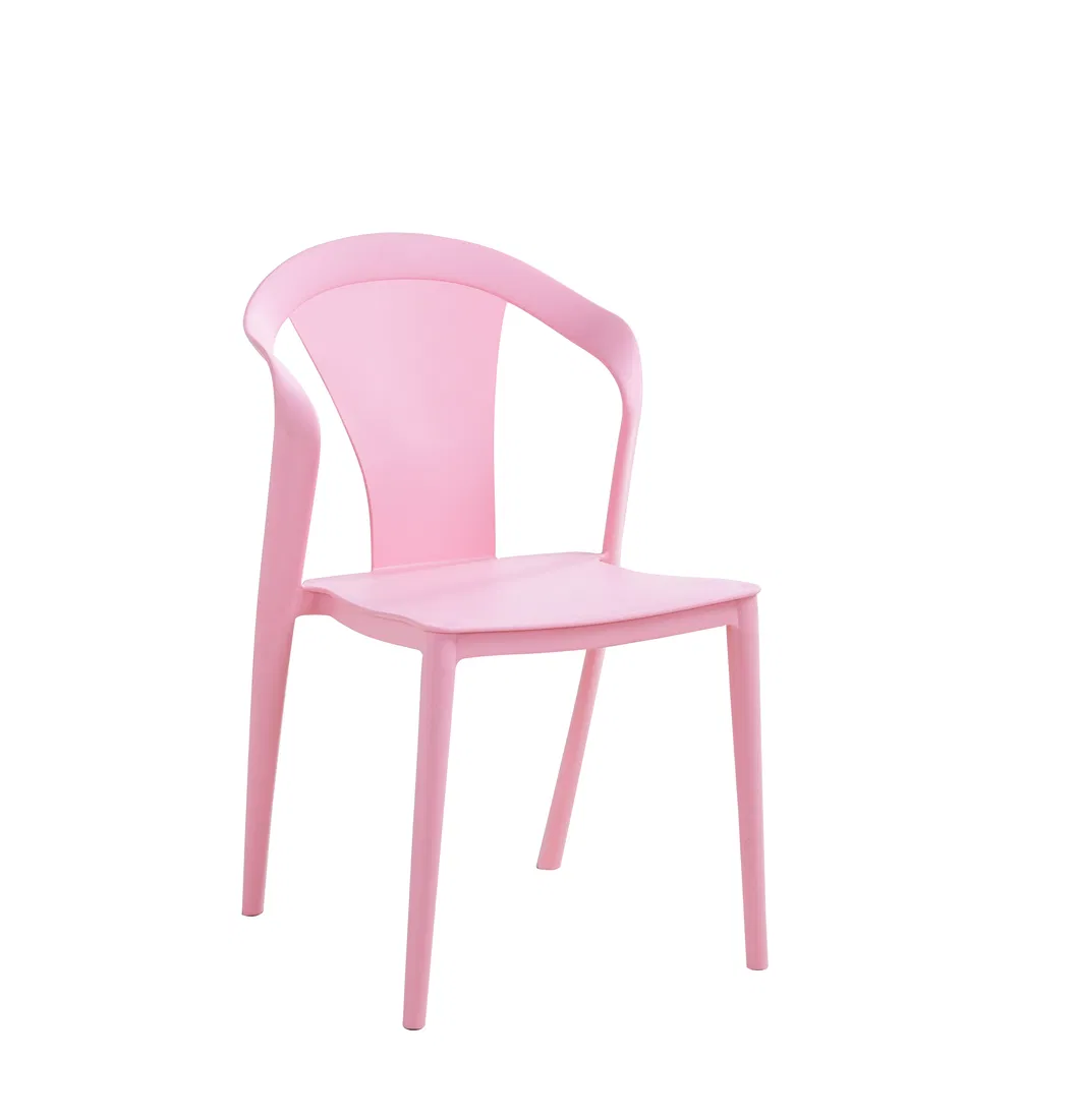 Wholesale Cheap Colorful PP Plastic Chair Indoor Outdoor Garden