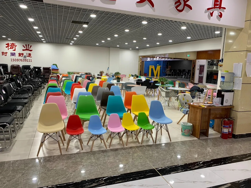 Wholesale Cheap Colorful PP Plastic Chair Indoor Outdoor Garden