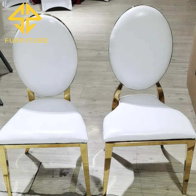 Wholesale New Desig Event Golden Stainless Steel Wedding Chair