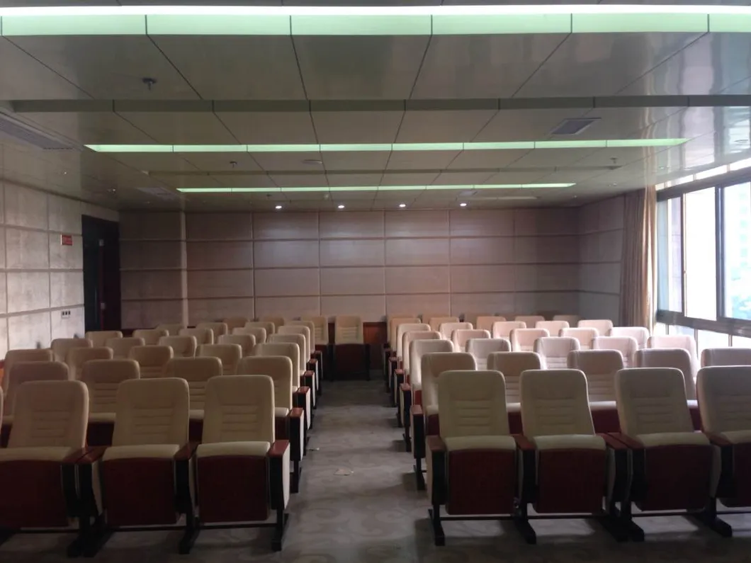 Wooden Chair Conference Hall Chair Furniture Auditorium Chair (YA-L03B)